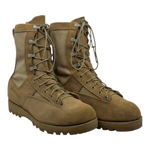 Belleville 790G Gore-Tex Military Combat Boots Tan Vibram Soles Sz 10.5 Mens USA